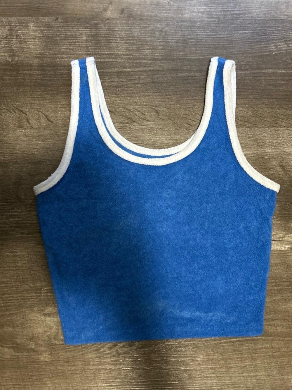 Hollister Royal Blue Tank with White Trim